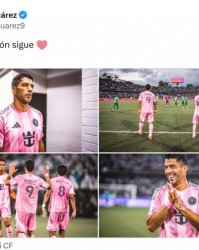 开云体育在线玩-友谊赛补射破门！苏亚雷斯社媒晒照：备战工作继续进行